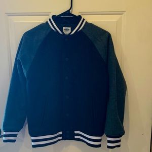 Boys Old Navy letterman jacket